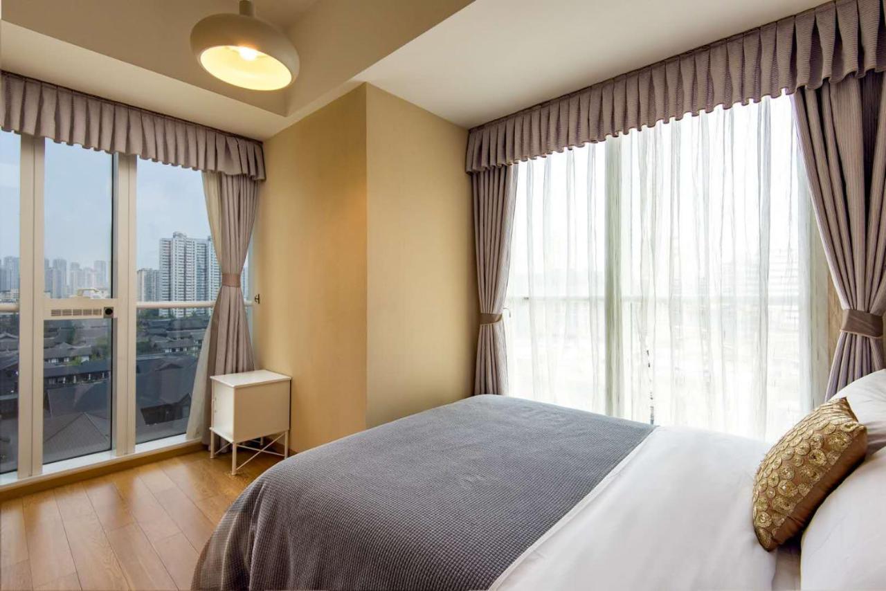 S6 Service Apartment（Chengdu Chunxi Road Taikoo Li Branch） Kültér fotó