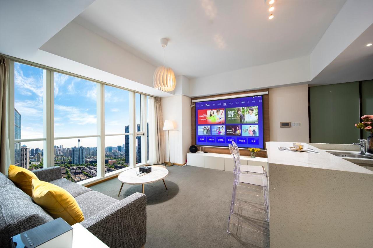 S6 Service Apartment（Chengdu Chunxi Road Taikoo Li Branch） Kültér fotó