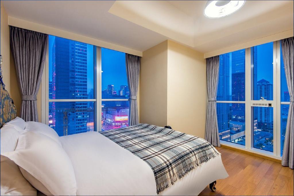 S6 Service Apartment（Chengdu Chunxi Road Taikoo Li Branch） Kültér fotó